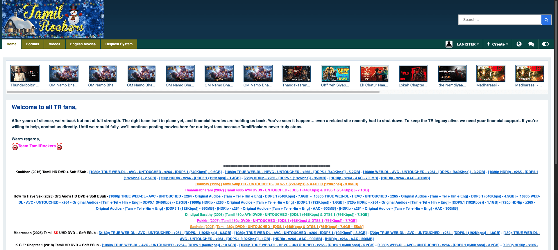 TamilRockers New Link 2025 – Working TamilRockers Domain [July Update]